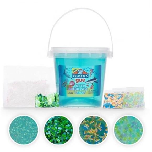 Elmer's Gue 1.5lb Deep Gue Sea Premade Slime Kit with Mix-Ins - Picture 1 of 5
